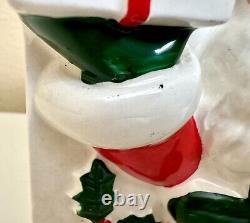 Vintage Christmas Santa Planter Vase Pocket MCM Decor 5 Gift Present Kitsch 3D