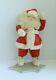 Vintage Christmas Waving Santa Claus Figure16 Tallpaper Mache Headglitter