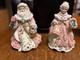 Vintage Danbury Mint Victorian Santa And Mrs. Claus Working Musical Figurines