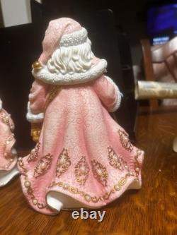 Vintage Danbury Mint Victorian Santa and Mrs. Claus working Musical Figurines Vintage Danbury Mint Victorian Santa and Mrs. Claus working Musical Figurines