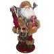 Vintage Dept 56 Woodland Rustic Santa Claus Father Christmas 21 Inch Tall Figure