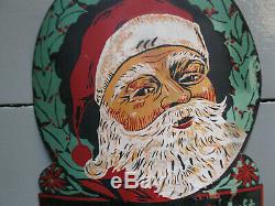Vintage Early Dayton's Dept. Store Christmas Santa Claus Christmas Decoration