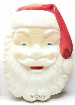 Vintage Empire 34 Santa Claus Face Head Blow Mold Christmas Yard Decoration