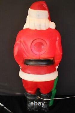 Vintage Empire 46 Giant Santa Claus with sack gifts Christmas Blow Mold blowmold