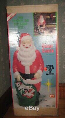 Vintage Empire 46 Santa Claus Blow Mold with Box