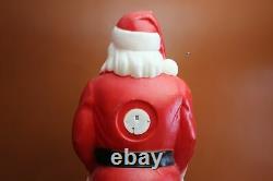 Vintage Empire Blow Mold 46 African American Black Santa Claus with Light Cord