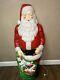 Vintage Empire Blow Mold Giant Santa 48 Tall With The Original Box Christmas