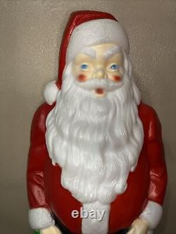 Vintage Empire Blow Mold Giant Santa 48 tall with The Original Box Christmas