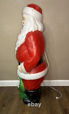 Vintage Empire Blow Mold Giant Santa 48 tall with The Original Box Christmas