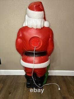 Vintage Empire Blow Mold Giant Santa 48 tall with The Original Box Christmas