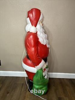 Vintage Empire Blow Mold Giant Santa 48 tall with The Original Box Christmas