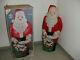 Vintage Empire Blow Mold Lighted 46 Christmas Santa Claus Orig Box Toy Sack