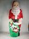 Vintage Empire Santa Claus Saint Nick Lighted Christmas Blow Mold 47 Tall Huge