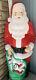 Vintage Empire Blow Mold Santa 48 Tall With Box Toy Sack Lights Up Local Pick