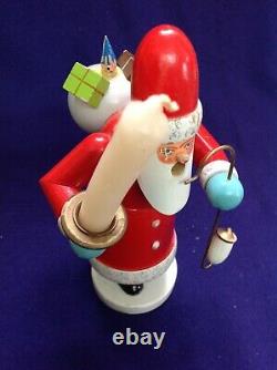 Vintage Erzgebirge German Christmas Santa Claus Incense Burner Smoker Dregeno