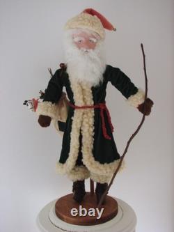 Vintage Folk Art Santa Claus Father Christmas Figure 1984 By Montana Mae Bunich Vintage Folk Art Santa Claus Father Christmas Figure 1984 By Montana Mae Bunich