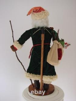 Vintage Folk Art Santa Claus Father Christmas Figure 1984 By Montana Mae Bunich Vintage Folk Art Santa Claus Father Christmas Figure 1984 By Montana Mae Bunich