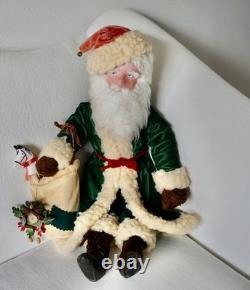 Vintage Folk Art Santa Claus Father Christmas Figure 1984 By Montana Mae Bunich Vintage Folk Art Santa Claus Father Christmas Figure 1984 By Montana Mae Bunich