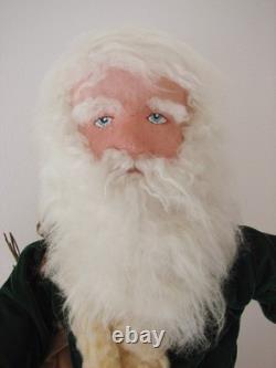 Vintage Folk Art Santa Claus Father Christmas Figure 1984 By Montana Mae Bunich Vintage Folk Art Santa Claus Father Christmas Figure 1984 By Montana Mae Bunich