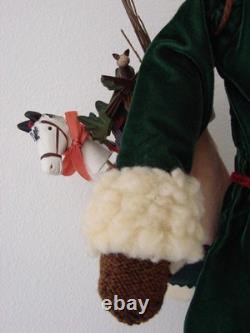 Vintage Folk Art Santa Claus Father Christmas Figure 1984 By Montana Mae Bunich Vintage Folk Art Santa Claus Father Christmas Figure 1984 By Montana Mae Bunich