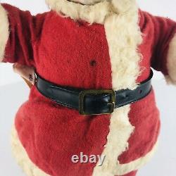 Vintage GUND Santa Claus Felt Plush Figure Doll Toy Christmas Decoration 14