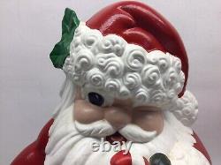 Vintage Glen View Mold Ceramic Santa And Mrs. Claus Figures