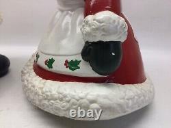 Vintage Glen View Mold Ceramic Santa And Mrs. Claus Figures