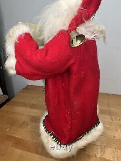 Vintage Handmade Santa Clause Christmas Figure Crakewood Collection Karen Didion