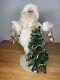 Vintage Handmade Santa Clause Christmas Statue Figure Mcnamara Florist Holiday