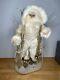 Vintage Handmade Santa Clause Christmas Statue Figure Mcnamara Florist Holiday 1