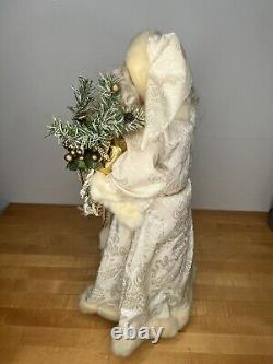 Vintage Handmade Santa Clause Christmas Statue Figure McNamara Florist Holiday 4