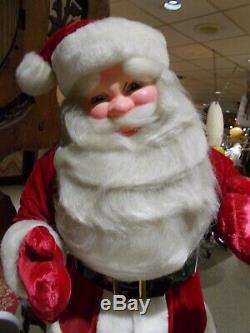 Vintage Harold Gale 40 Mechanical Store Display Mr/Ms Santa Claus