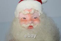 Vintage Harold Gale Large 14 Santa Claus Christmas Vinyl Face Figure Decoration