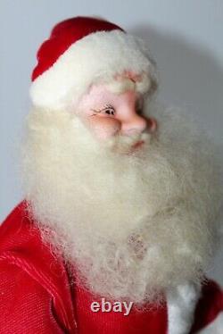 Vintage Harold Gale Large 14 Santa Claus Christmas Vinyl Face Figure Decoration