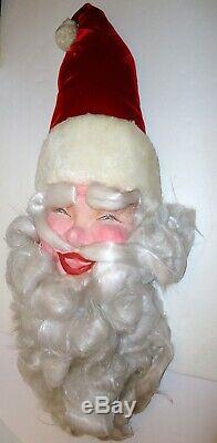 Vintage Harold Gale Mechanical Display Santa Claus Head 36 Long