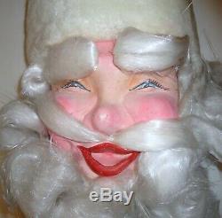 Vintage Harold Gale Mechanical Display Santa Claus Head 36 Long