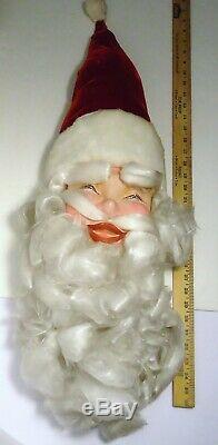 Vintage Harold Gale Mechanical Display Santa Claus Head 36 Long