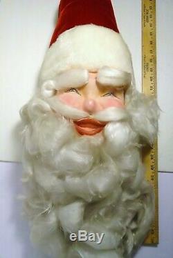 Vintage Harold Gale Mechanical Display Santa Claus Head 36 Long