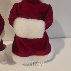 Vintage Harold Gale Mr & Mrs Santa Clause Chrismas Figure Collectibles