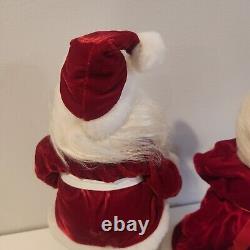 Vintage Harold Gale Mr & Mrs Santa Clause Chrismas Figure Collectibles