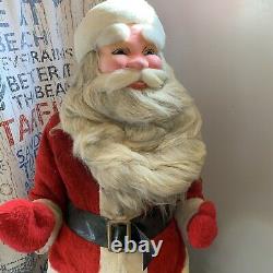 Vintage Harold Gale Store Display Automated Santa Claus. Works! 42