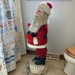 Vintage Harold Gale Store Display Automated Santa Claus. Works! 42