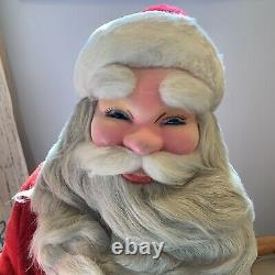 Vintage Harold Gale Store Display Automated Santa Claus. Works! 42