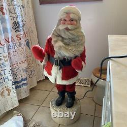 Vintage Harold Gale Store Display Automated Santa Claus. Works! 42