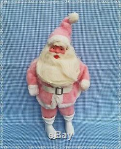 Vintage Harold Gale pink Santa Claus