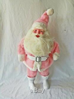 Vintage Harold Gale pink Santa Claus