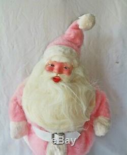 Vintage Harold Gale pink Santa Claus