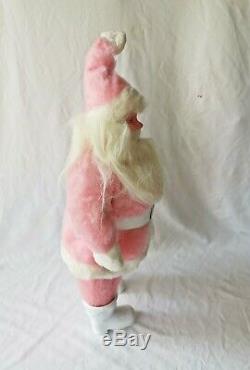 Vintage Harold Gale pink Santa Claus