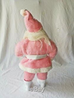 Vintage Harold Gale pink Santa Claus