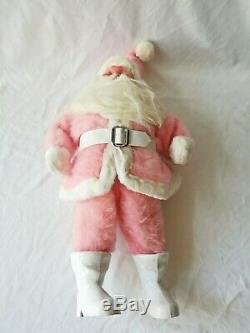 Vintage Harold Gale pink Santa Claus